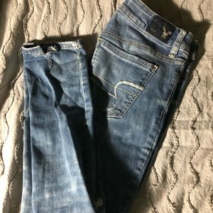American eagle jegging ankle jeans